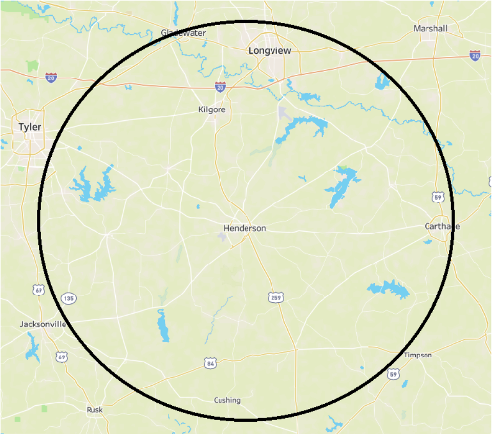 30 Mile Radius Zip Code Map United States Map - vrogue.co